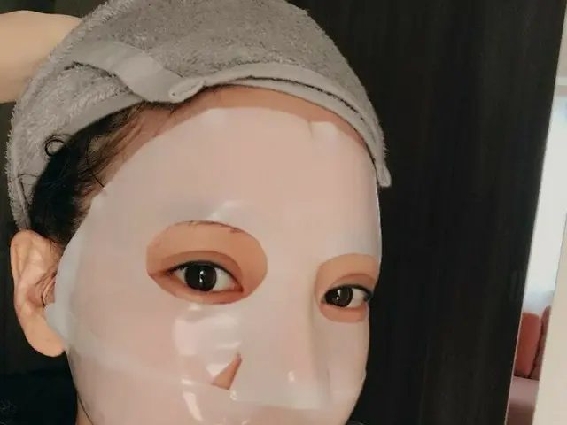 【g公式】KARA 出身ハラ、SNS更新、「グッドモーニング！朝からパックパックパック」