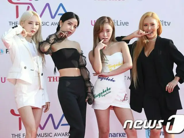 MAMAMOO、「U+5G THE FACT MUSIC AWARDS」レッドカーペットイベントに出席。