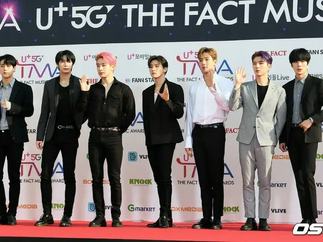 MONSTA X、「U+5G THE FACT MUSIC AWARDS」レッドカーペットイベントに出席
