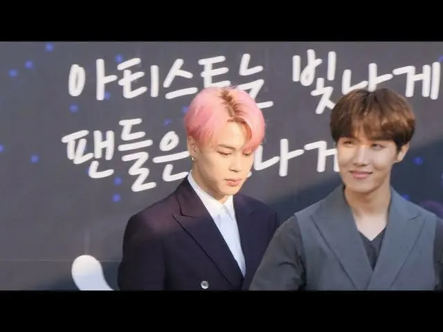 、、【直カムM】 防弾少年団 JIMIN、レッドカーペット直カムFancam＠190424「TMA」公開