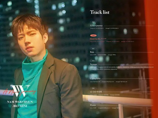 【T公式】INFINITE ウヒョン、ナム・ウヒョン 3rd Mini Album 「Hold_On_Me」 Track Listを公開。