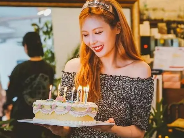 【g公式】4MINUTE_出身ヒョナ、本日の様子。