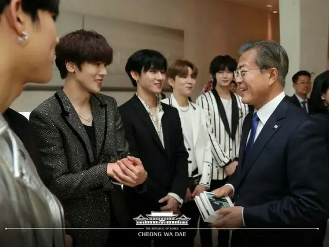 MONSTA X、韓国の大統領府「青瓦台」が舞台裏を撮影