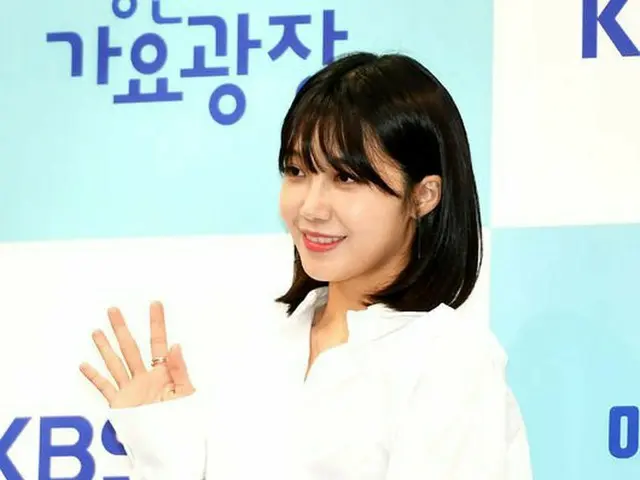 Apink チョン・ウンジ、KBSラジオ「チョン・ウンジの歌謡広場」記者懇談会に出席