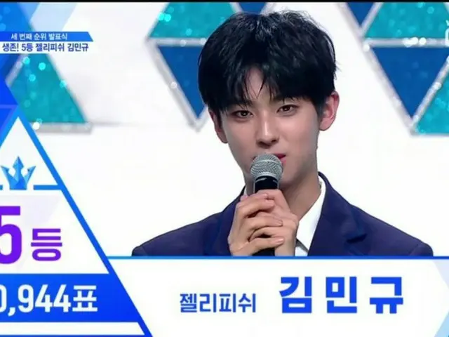 PRODUCE X 101、順位発表中