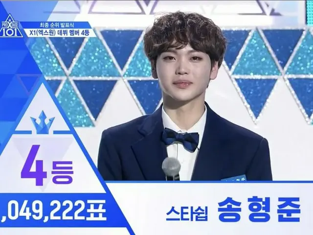 PRODUCE X 101、生放送で「最終順位」を発表中