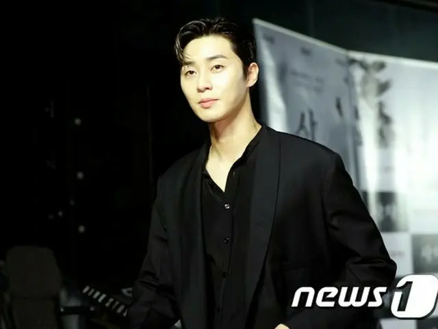 俳優パク・ソジュン、映画「使者」VIP試写会に出席。