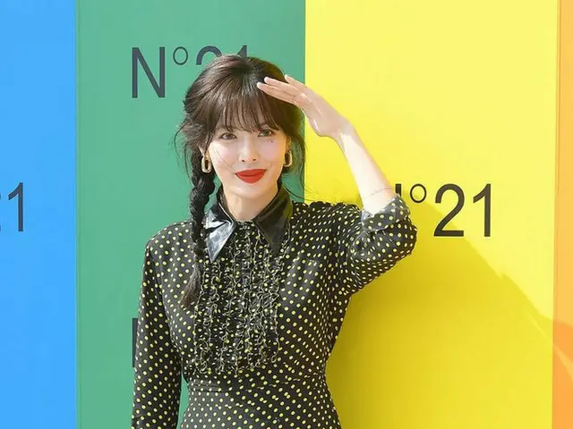 ヒョナ、「N21」ポップアップストアフォトイベントに出席