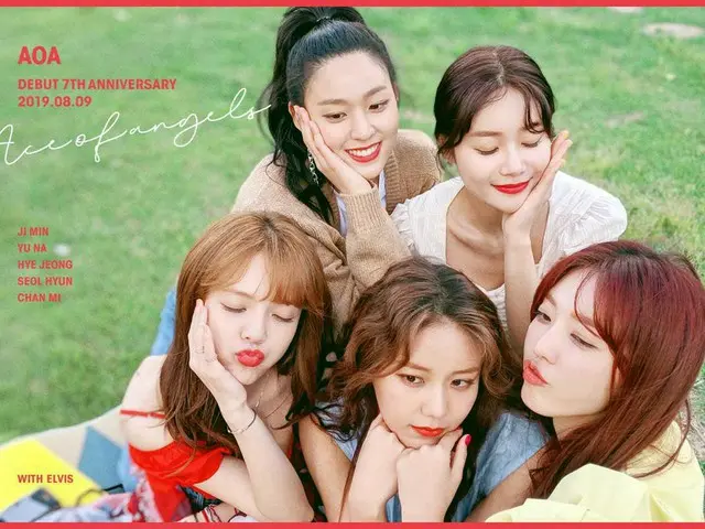【d公式fnc】【Anniversary】#AOAデビュー7周年 #AOA_7th_ANNIVERSARY🎉 #ELVIS2019年8月9日AOAのデビュー7