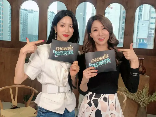 【t公式】LABOUM、[ #ジエン]しばらくして、午後3時に放送されるアリランTV「ショービーズ鼻リア>にジエンが出演している❣️ときめくインタビュー現場アリ