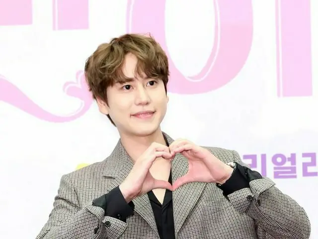 SUPER JUNIOR キュヒョン、tvN新バラエティ番組「歌に惚れる」制作発表会に出席