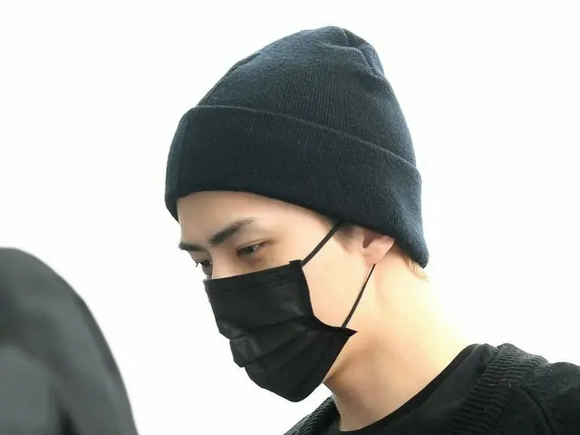 EXO SEHUN、台湾に向けて出国中。
