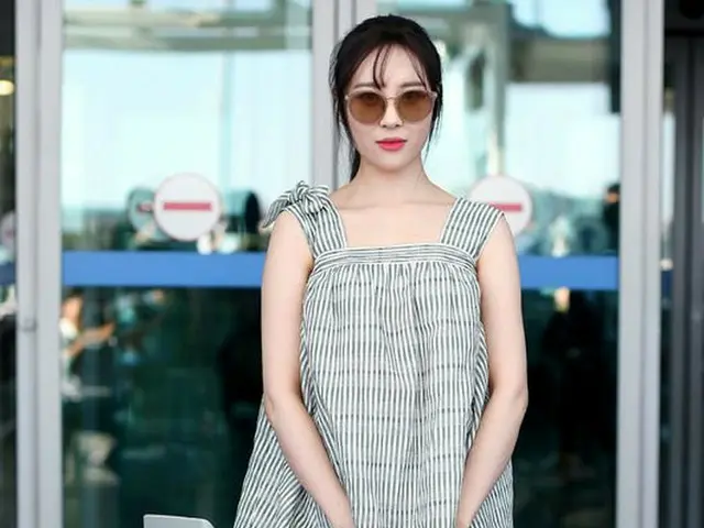 Wonder Girls 元メンバーのソンミ、仁川空港に到着。