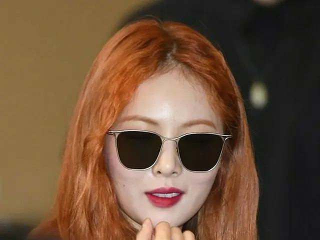 4Minute 出身ヒョナ、画報撮影のため日本に向けて出国。