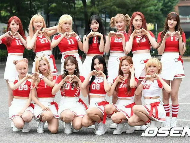 宇宙少女　13名、出勤完了。
