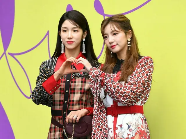 LABOUM ヘイン＆ジエン、「2020 S/S Seoul Fashion Week」DOUCANショーのフォトウォールイベントに出席