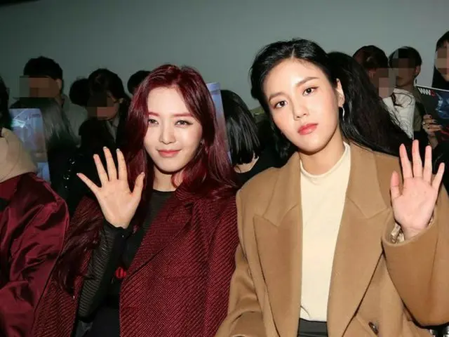 AOA ヘジョン＆チャンミ、「2020 S/S Seoul Fashion Week」chancechanceコレクションに出席。