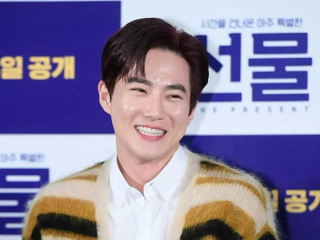 EXO SUHO、映画「贈り物」特別上映会および記者懇談会に出席