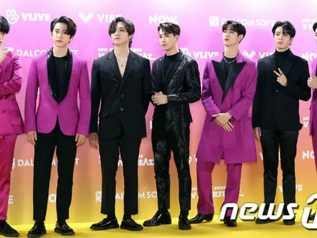 GOT7、授賞式「2019 VLIVE AWARDS」に参加中