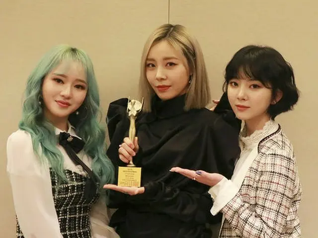 LADIES' CODE、「第27回大韓民国文化芸能大賞授賞式」でK-POP部門賞を受賞