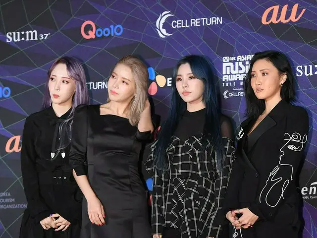 MAMAMOO、「2019 MAMA 」レッドカーペットイベントに出席。
