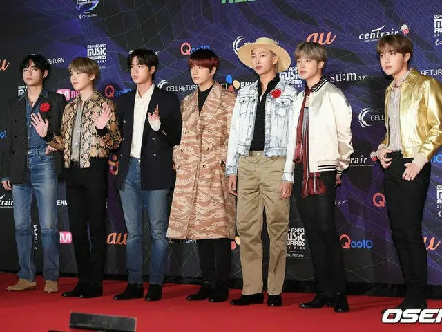防弾少年団、「2019 MAMA 」レッドカーペットイベントに出席