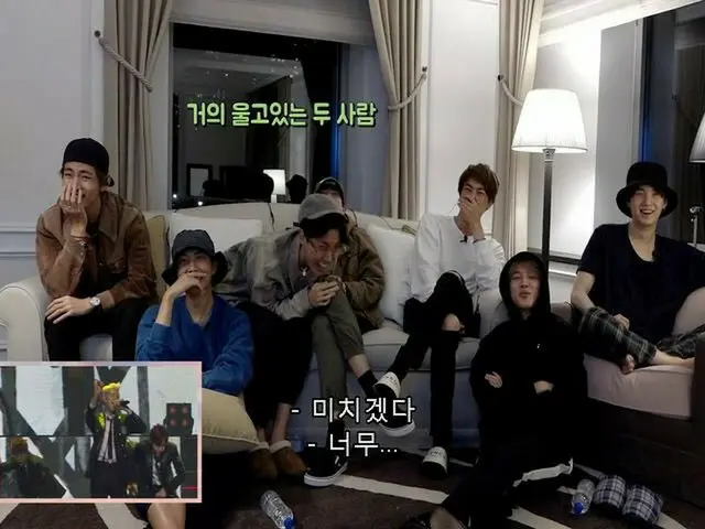 防弾少年団(#BTS)、過去の防弾少年団コンサート映像を観る瞬間の表情が話題