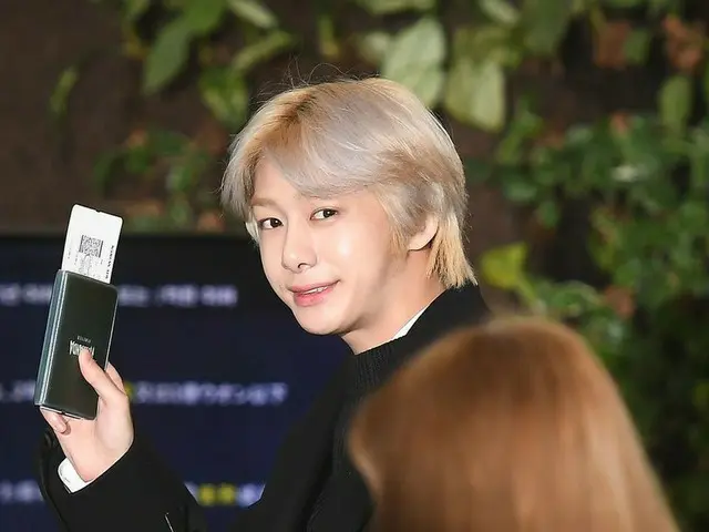 MONSTA X ヒョンウォン、東京に向けて出発。