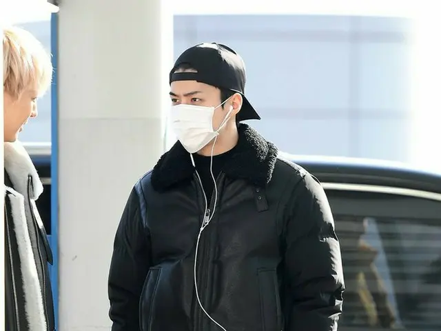 EXO SEHUN、海外でのスケジュールのため出発。