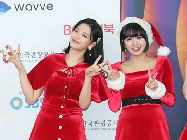 TWICE ジョンヨン＆チェヨン、「2019SBS歌謡大祭典」フォトコールイベントに出席