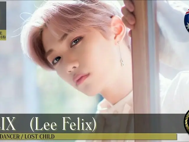 Stray Kids フェリックス、「2019年の最もハンサムな顔100」第69位に選定