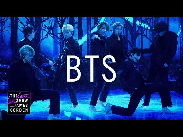 防弾少年団、「Black Swan」パフォーマンス公開＠「The Late Late Show with James Corden」