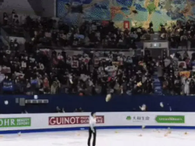 日本の羽生選手への「縫いぐるみの雨」が韓国で話題
