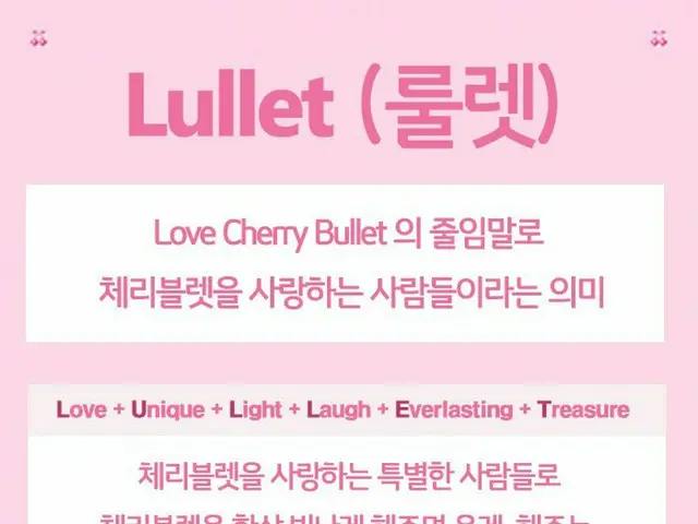【t公式】Cherry Bullet、[Notice] Cherry Bullet公式ファンクラブ名を発表 #CherryBullet #CherryBulle