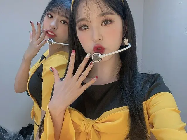 【t公式】IZ*ONE ウォニョン、先ほどの様子。