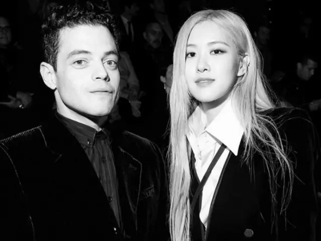 BLACKPINK ロゼ、俳優ラミ・マレックとのツーショットを公開