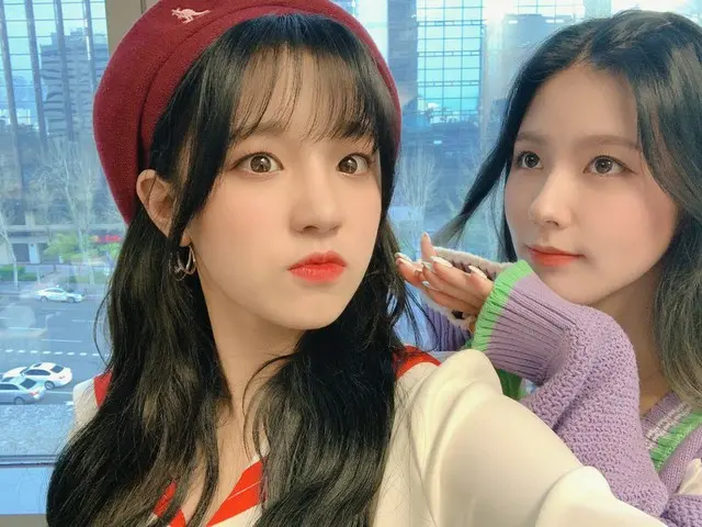 【t公式】(G)I-DLE_、[ #MIYEON]私たちのかわいい虚勢王ソングYUQIラング❤️🥰 
