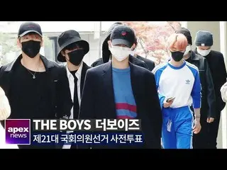 【直カムA】THE BOYZ(THE BOYS)、国民の権利行使する概念アイドル| THE BOYS early voting for parliamentar