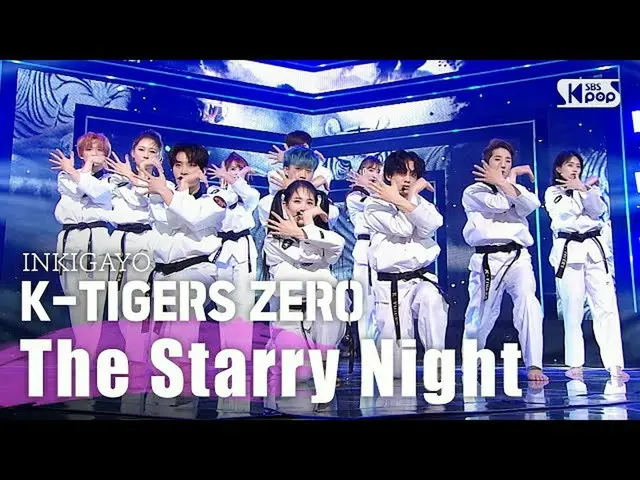 【公式sb1】K-TIGERS ZERO - The Starry Night 人気歌謡 inkigayo 20200412   