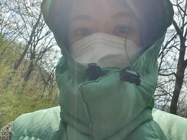 【g公式】女優ファン・ジョンウム、久しぶりに山～～   