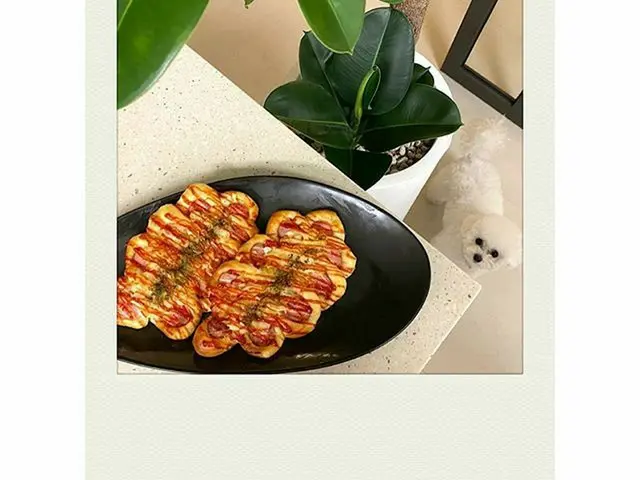 【g公式】少女時代_ユナ、The best homemade pizza bread evermade😝   #ピザパン👩🏻🍳   