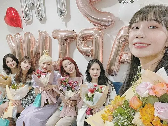 【g公式】Apink_ウンジ(EunJi)、ありがとう💋  playm_official   #プルエムオンニャ兄ドンセンたち  #Apink 9歳の誕生日お