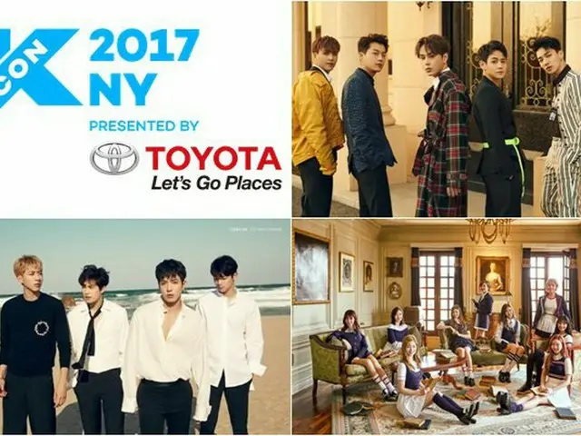 Highlight、TWICE、CNBLUE、GFRIENDら、「KCON 2017 NY」に総出動。