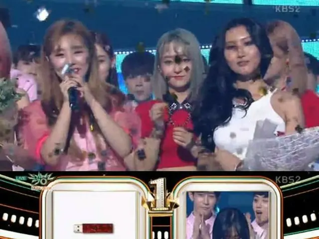 MAMAMOO、KBS「MUSIC BANK」1位。