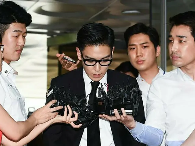 BIGBANG T.O.P、裁判所に到着。