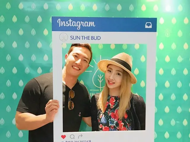 2NE1 出身MINZY、SNS更新。