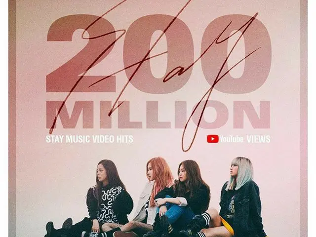 【g公式】BLACKPINK、 #BLACKPINK   #BLACKPINK #STAY #MV #200MILLION #YOUTUBE #YG   