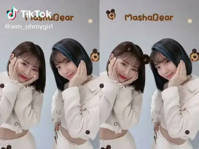 【t公式】OH MY GIRL、🥰  ()  #NONSTOPchallenge #軽く設定レᆻオ#OH MY GIRL #OHMYGIRL #OMG #ビー