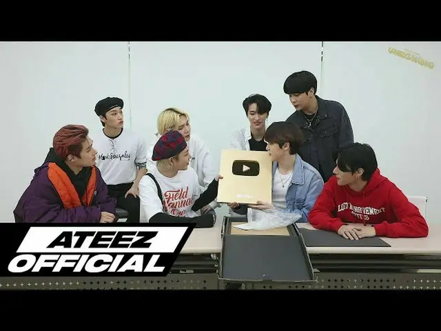 【T公式】ATEEZ、[🎬] ATEEZゴールドボタンアンボクシング(Gold Button Unboxing)  ⠀  ⠀  #ATEEZ #ATEEZ  