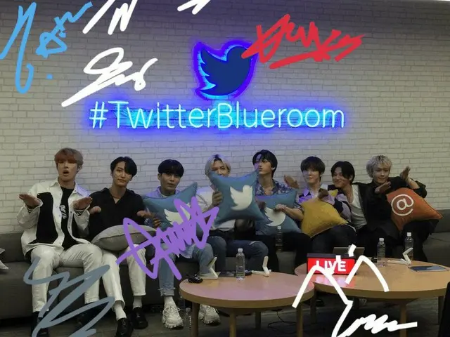 【T公式】ATEEZ、 #ATEEZ今日このティーニと一緒にして楽しかった💙#TwitterBlueroom #ATEEZ #StaywithATEEZ 